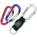 6 Cm Mini Carabiner w/ Compass